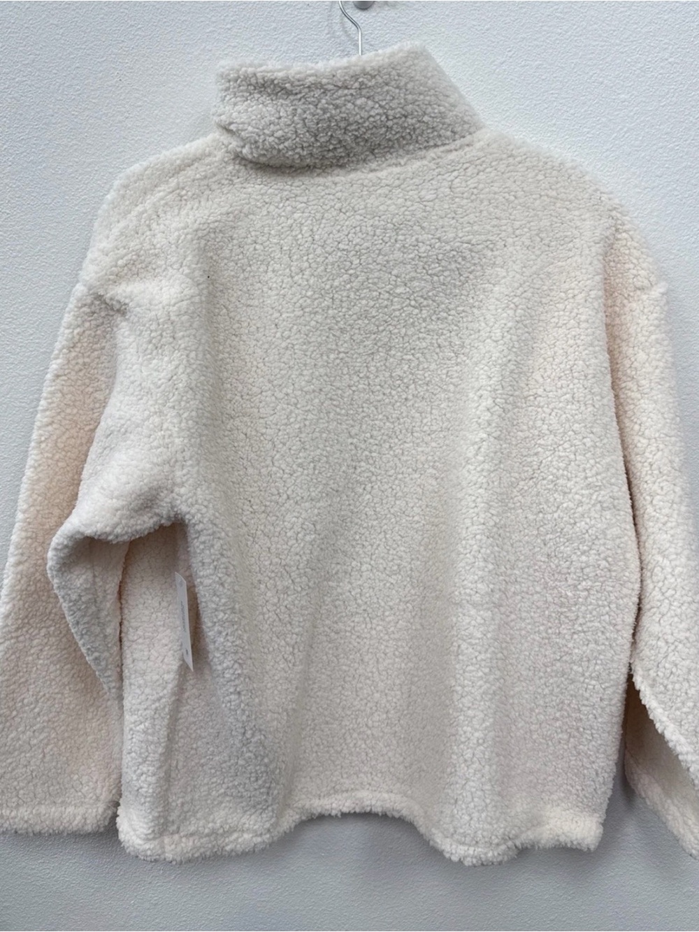Snow Ski Plush Quarter-Zip Sweater - Cream - Picture 3 of 13